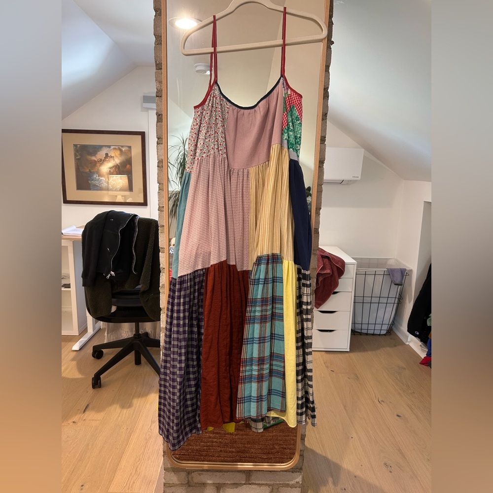La Reunion Patchwork Maxi Dress
